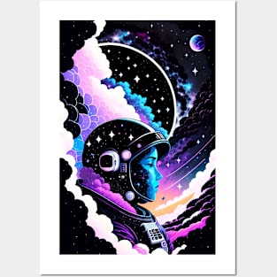 Lonely Galactic Wanderer Posters and Art